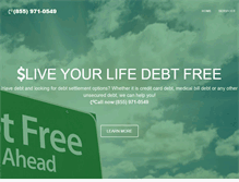 Tablet Screenshot of debtfreedreaming.com